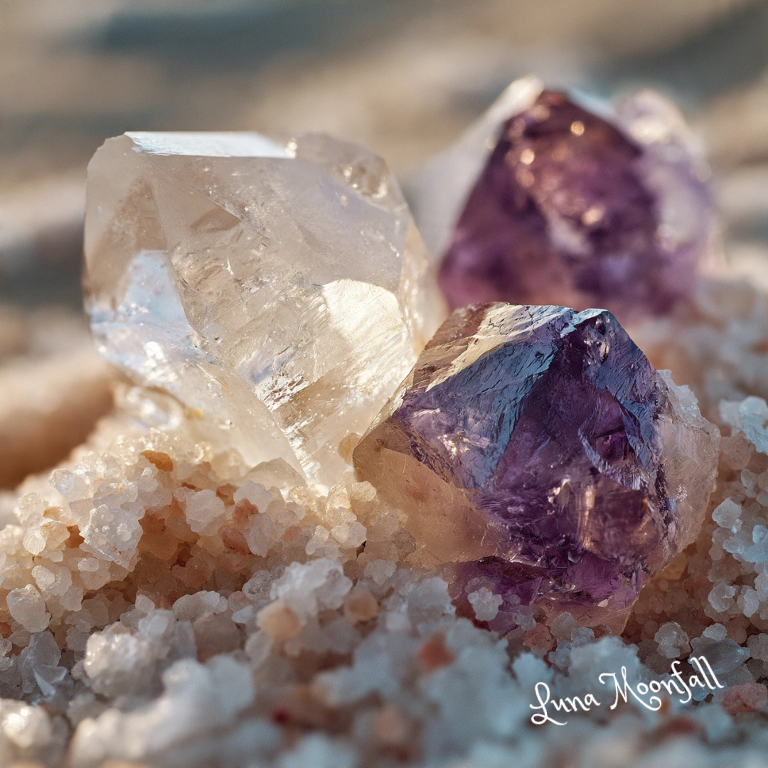 How to Cleanse Crystals in salt
